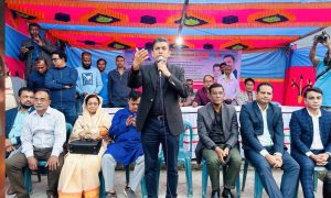 দৌলতপুর থানার আড়ংঘাটা ইউনিয়নের সভায় বিএনপি জাতীয় নির্বাহী কমিটির ছাত্রবিষয়ক সম্পাদক রকিবুল ইসলাম বকুল
